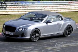 Шпионские фотографии Bentley Continental GTC