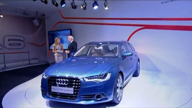Audi A6 Avant — вид спереди и сбоку