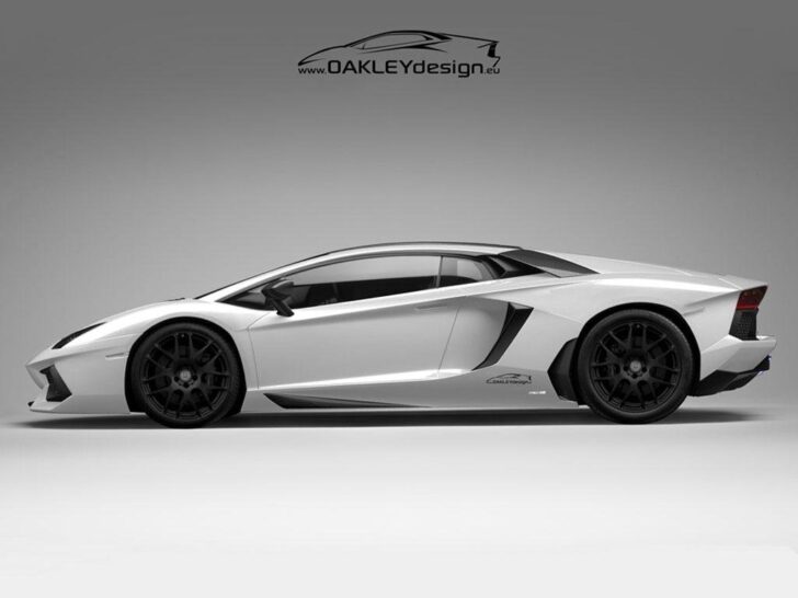 Lamborghini Aventador от Oakley Design — вид сбоку