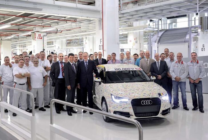 Стотысячный Audi A1 сошел с конвейера