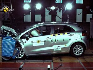Kia Rio получил максимальные ​​пять звезд в тесте безопасности Euro NCAP