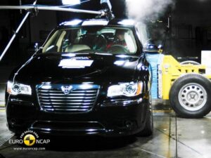 Тест бокового удара Lancia Thema от Euro NCAP