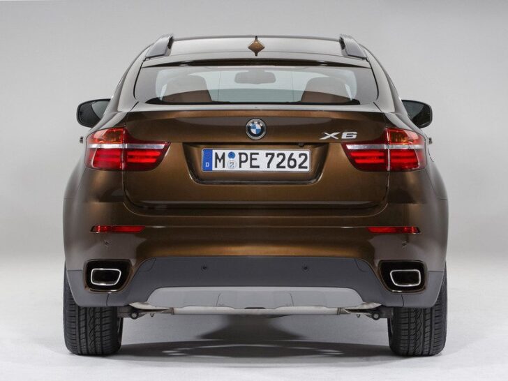 2012 BMW X6 — вид сзади
