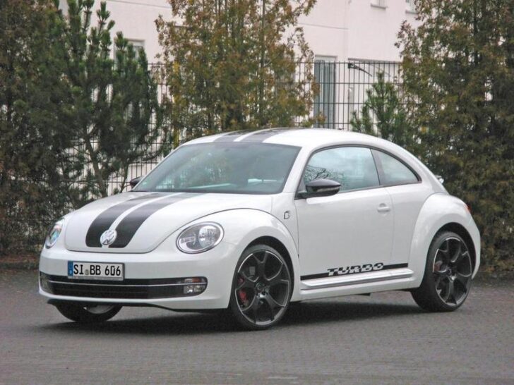 В немецком тюнинг-ателье B&B решили «подкормить» VW Beetle до 320 л.с