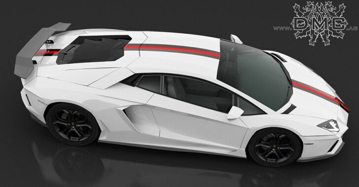 Lamborghini Aventador DMC — вид сверху