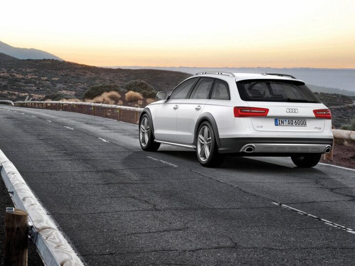 Audi A6 Allroad — вид сзади