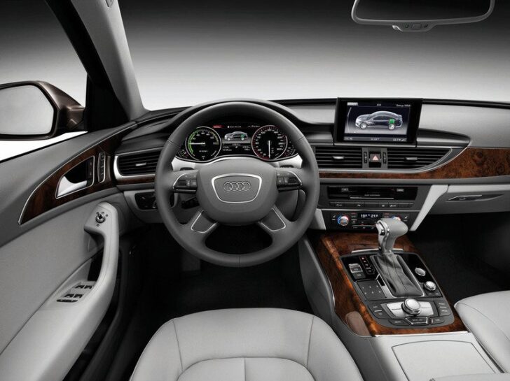 Audi A6 L e-tron concept — передняя панель