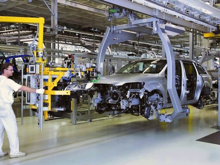 Производственная линия Audi