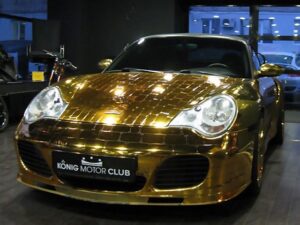 Porsche 996 Turbo Cabriolet в золотом «мундире» выставлен на продажу в России