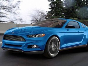 В Интернете появились первые компьютерные изображения купе Ford Mustang образца 2015 года
