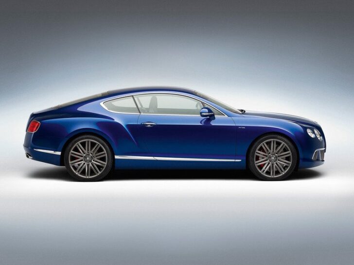 Bentley Continental GT Speed — вид сбоку