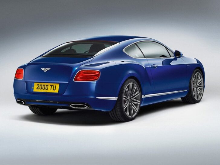 Bentley Continental GT Speed — вид сзади