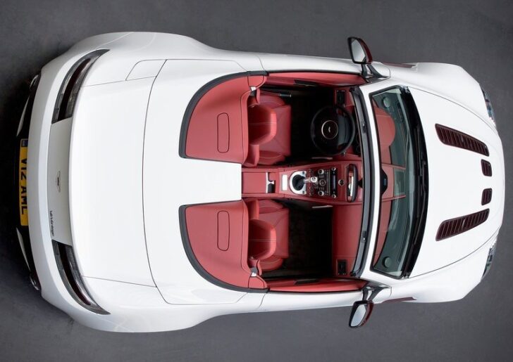 2012 Aston Martin V12 Vantage roadster — вид сверху