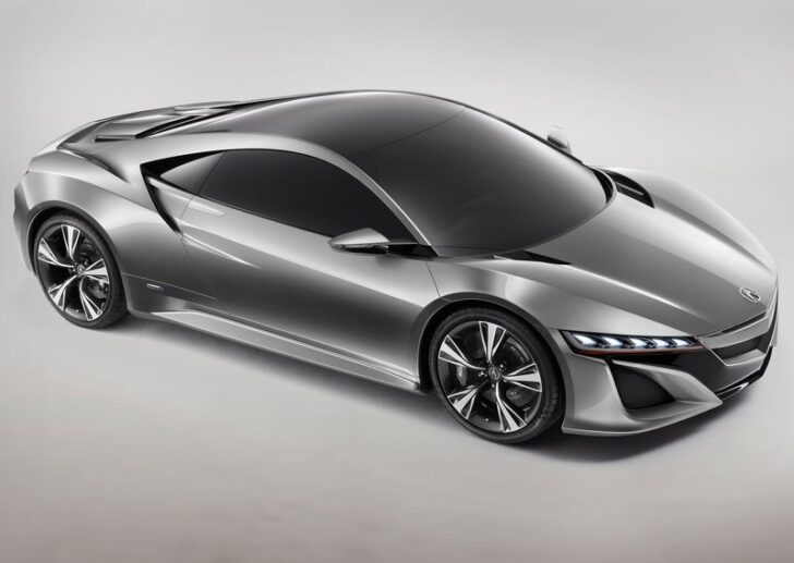 Acura NSX Concept — вид сверху