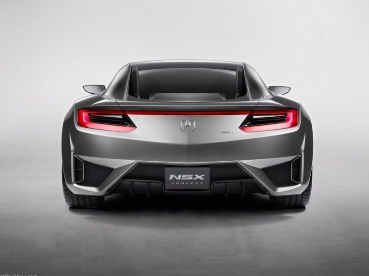Acura NSX Concept — вид сзади