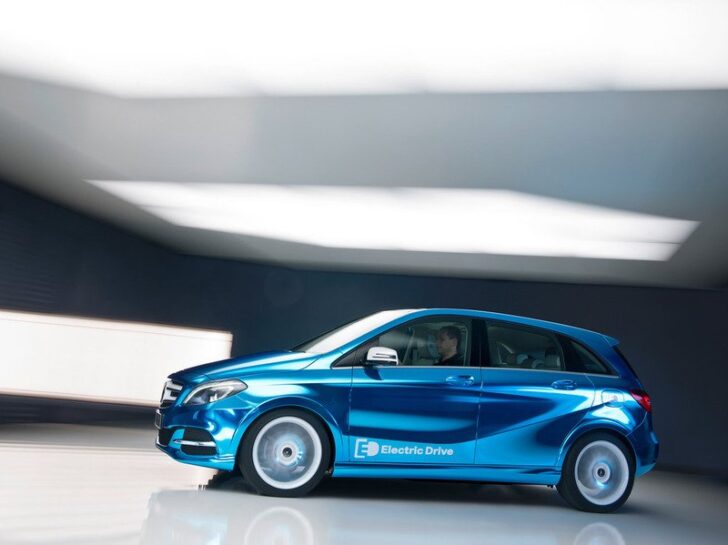 Электрический концепт Mercedes-Benz B-class будет представлен на автосалоне в Париже