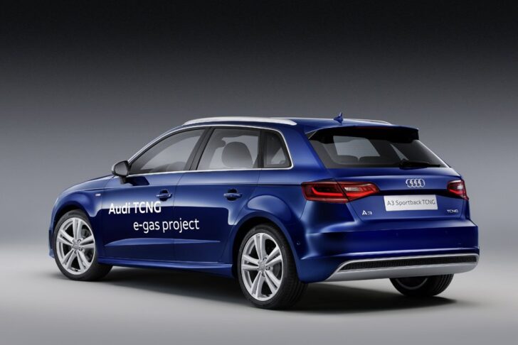 Audi A3 Sportback TCNG — вид сзади