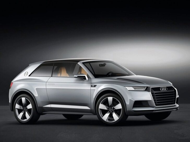 Audi представила свое видение компактного кроссовера с гибридом Crosslane coupe