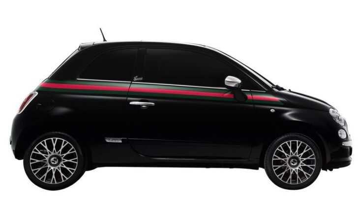 Fiat 500 Gucci — вид сбоку