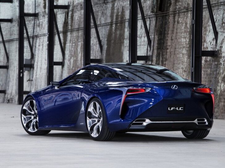 Lexus LF-LC Blue — вид сзади