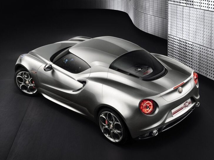2011 Alfa Romeo 4C Concept — вид сверху
