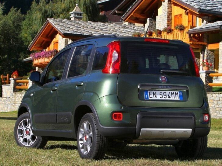 2013 Fiat Panda — вид сзади