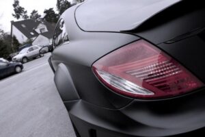 Mercedes CL500 Matte Black Edition — задняя оптика