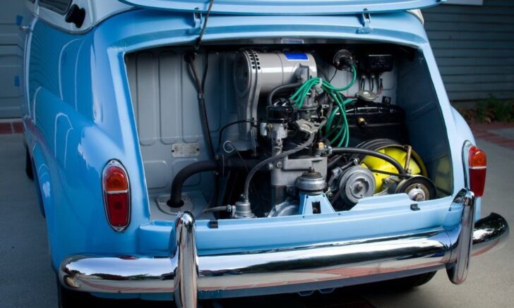 1958 Fiat 600 Multipla — двигатель