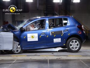 На последних краш-тестах комитета EuroNCAP хэтчбек Dacia Sandero получил «четверку»