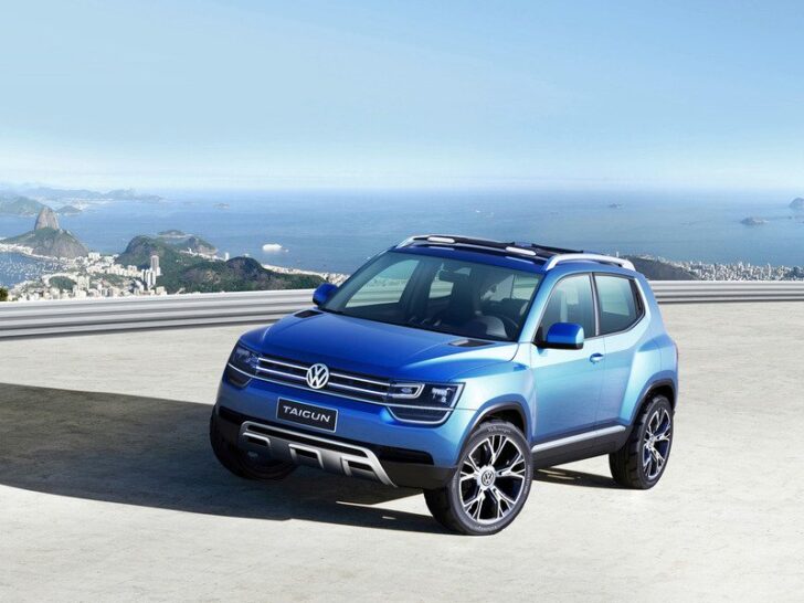 Руководство компании Volkswagen подписывает компактный кроссовер Taigun в серийное производство