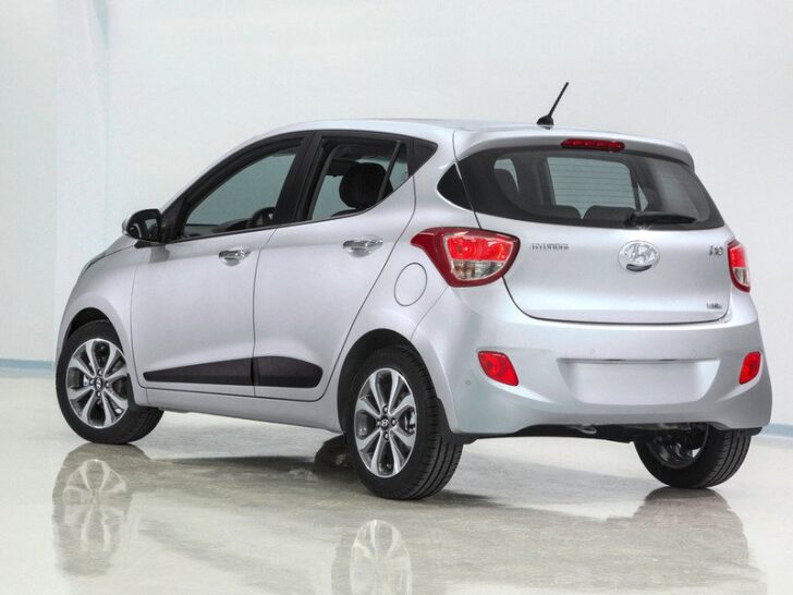 2014 Hyundai i10 — вид сзади