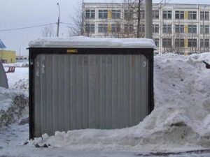 Как утеплить гараж-пенал для зимы?