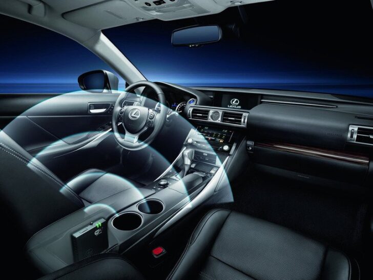Wi-Fi в салоне автомобиля Lexus
