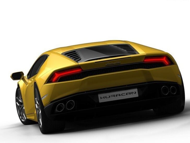 Lamborghini Huracan LP610-4 — вид сзади