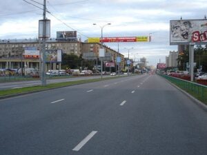 В Москве могут сузить автомобильные полосы