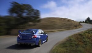 Subaru WRX STI — вид сзади