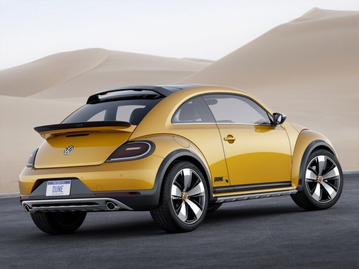 Volkswagen Beetle Dune — вид сбоку