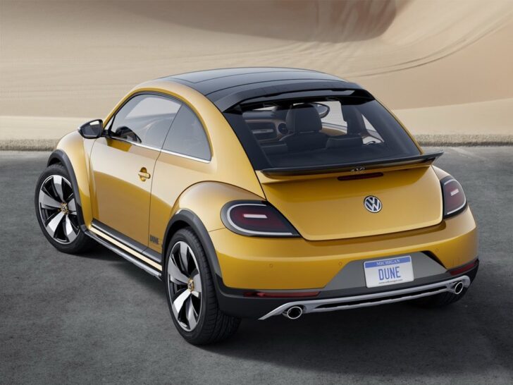 Volkswagen Beetle Dune — вид сзади