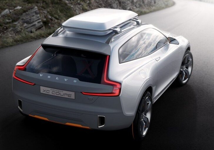 Volvo XC Coupe Concept — вид сзади