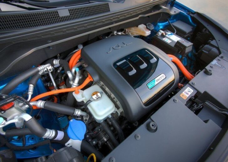 2015 Kia Soul EV — электродвигатель