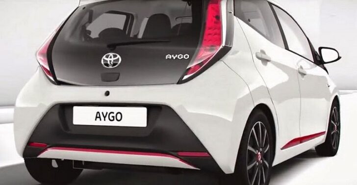 Toyota Aygo (вид сзади)