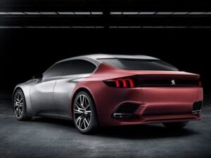 Peugeot Exalt Concept — вид сзади