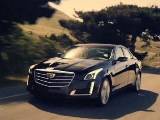 2015 Cadillac CTS. Скриншот видеоролика YouTube