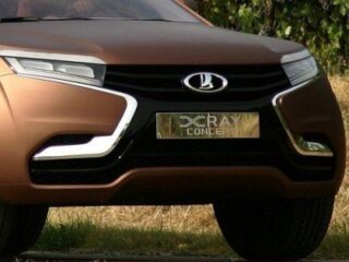 Передняя часть Lada XRay Concept