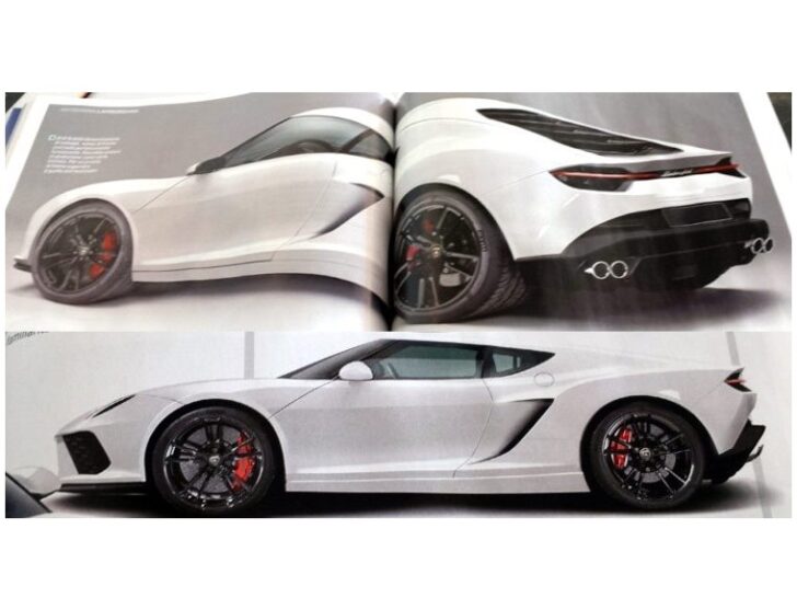 В Интернет попали первые снимки нового суперкара Lamborghini