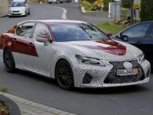 Опубликованы шпионские фото «заряженного» Lexus GS после рестайлинга