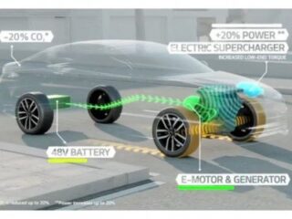 Схема работы гибридной установки Kia Optima T-Hybrid