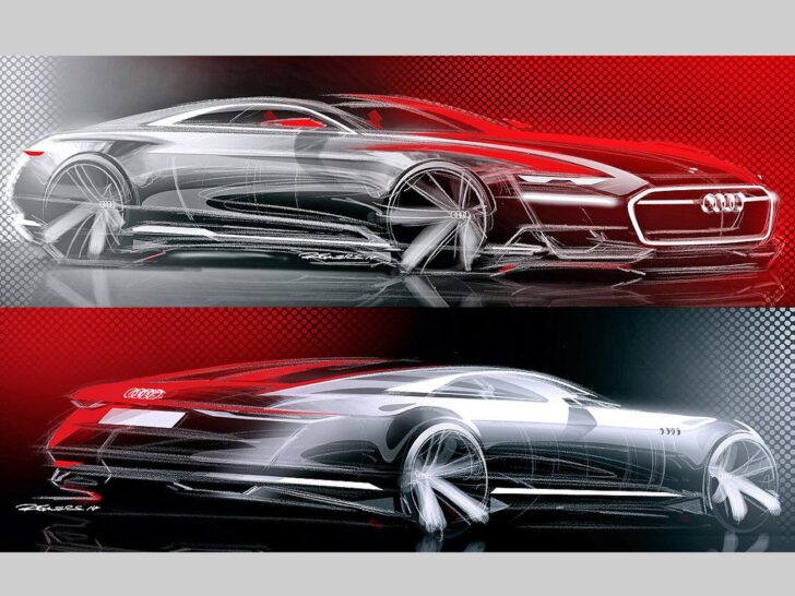 Audi продолжает «разогревать» публику скетчами нового концепта