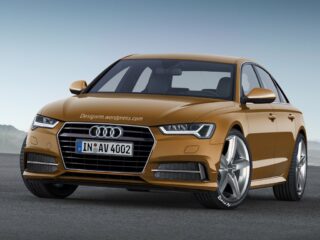 Рендер возможного внешнего вида Audi A4