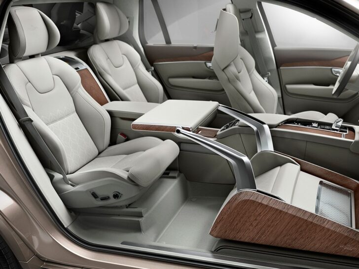 Volvo представила роскошный интерьер Lounge Console для XC90 Excellence